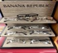 Banana Republic Glasses display